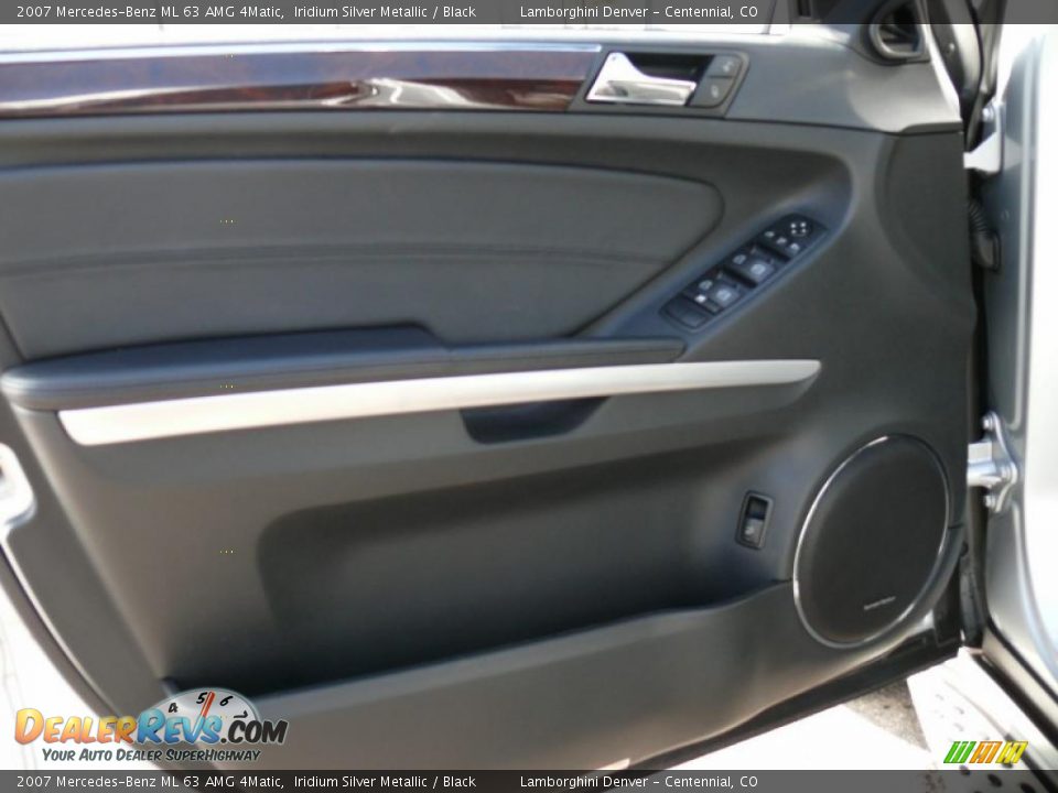 2007 Mercedes-Benz ML 63 AMG 4Matic Iridium Silver Metallic / Black Photo #10