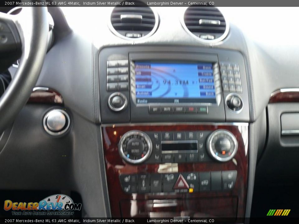 2007 Mercedes-Benz ML 63 AMG 4Matic Iridium Silver Metallic / Black Photo #15