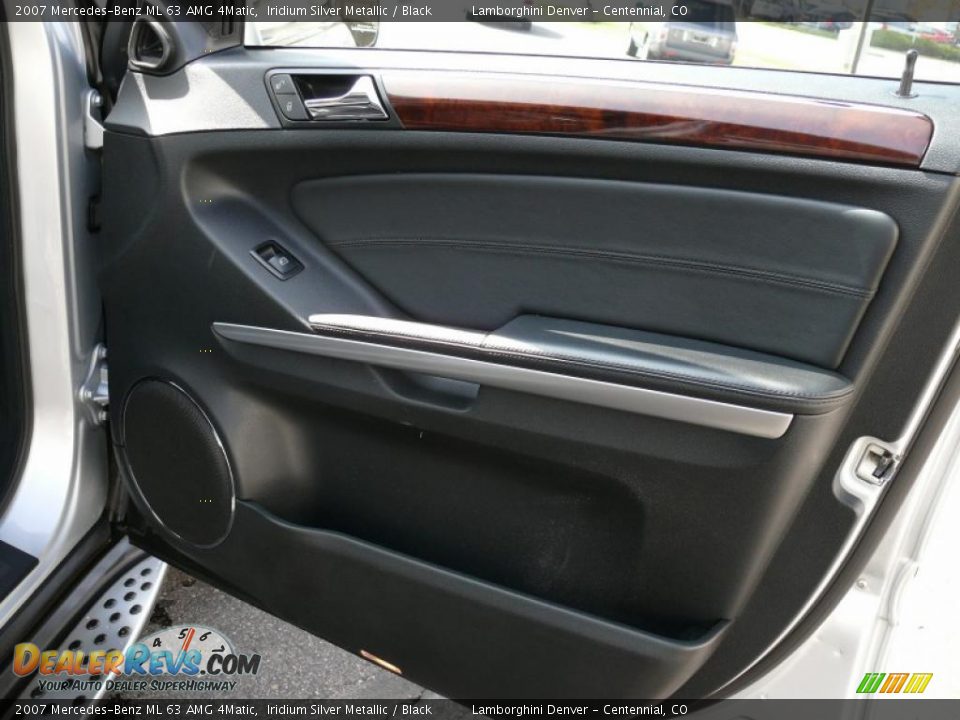 2007 Mercedes-Benz ML 63 AMG 4Matic Iridium Silver Metallic / Black Photo #17
