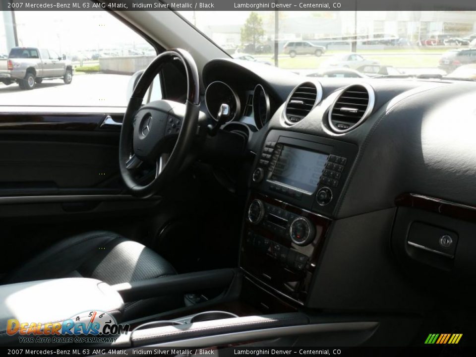 2007 Mercedes-Benz ML 63 AMG 4Matic Iridium Silver Metallic / Black Photo #19