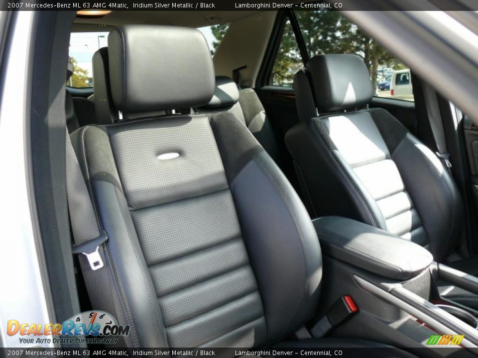 2007 Mercedes-Benz ML 63 AMG 4Matic Iridium Silver Metallic / Black Photo #20