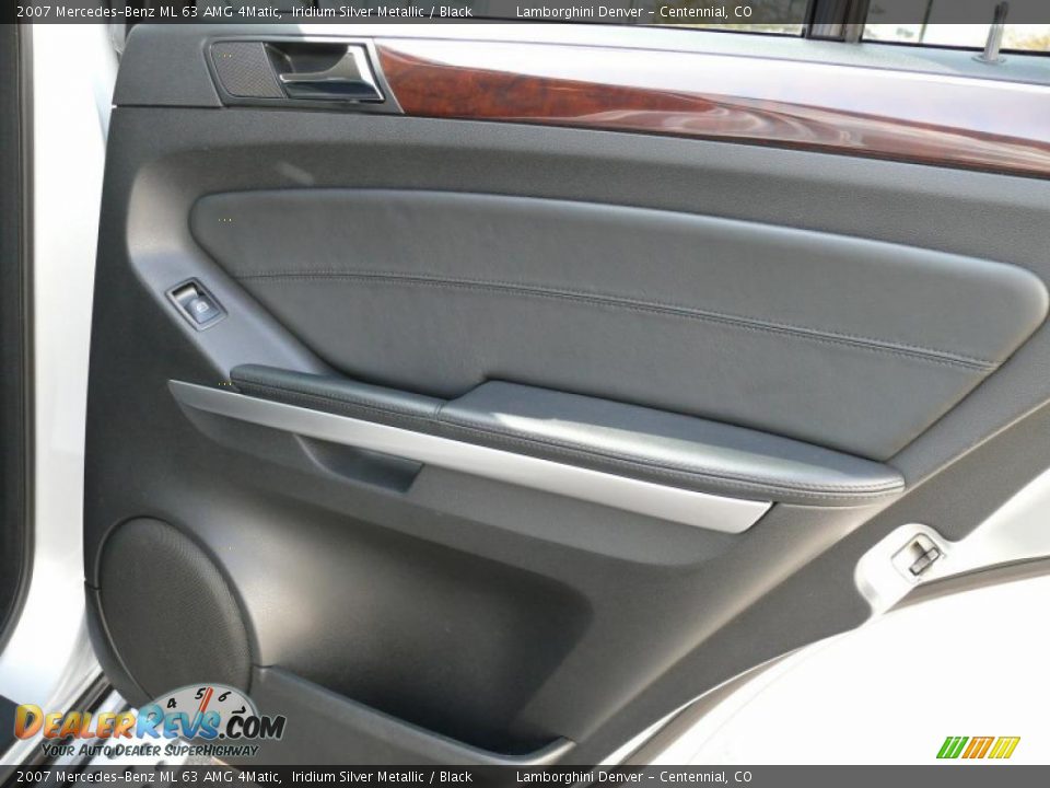 2007 Mercedes-Benz ML 63 AMG 4Matic Iridium Silver Metallic / Black Photo #21