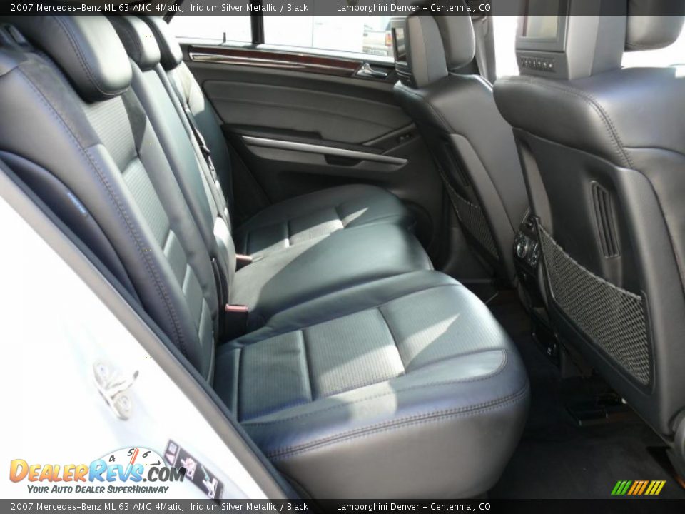 2007 Mercedes-Benz ML 63 AMG 4Matic Iridium Silver Metallic / Black Photo #22