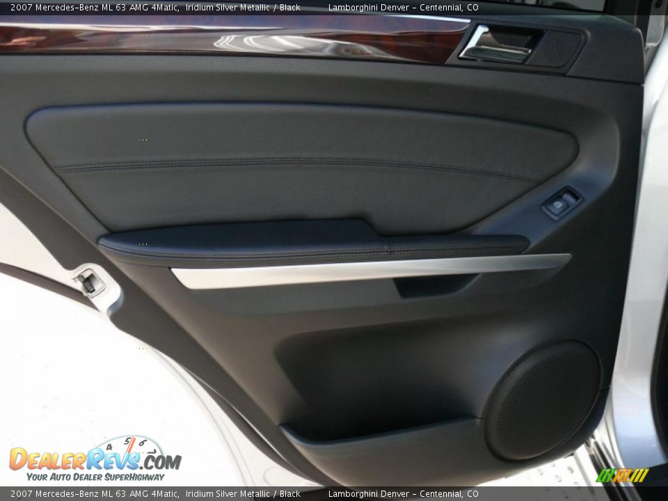 2007 Mercedes-Benz ML 63 AMG 4Matic Iridium Silver Metallic / Black Photo #25