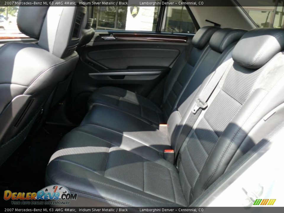 2007 Mercedes-Benz ML 63 AMG 4Matic Iridium Silver Metallic / Black Photo #26