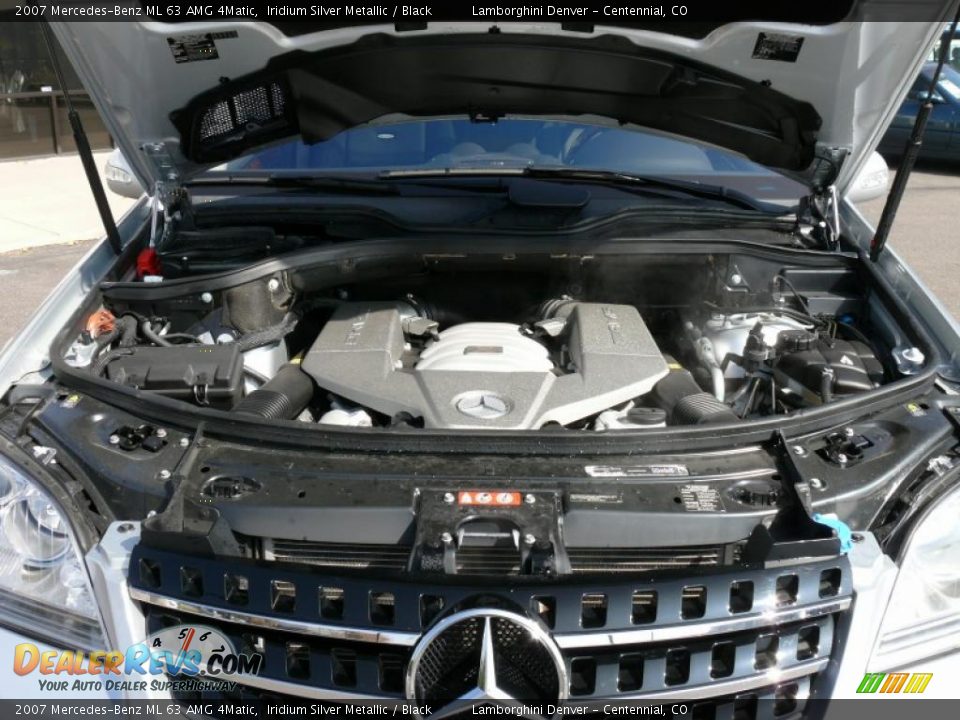 2007 Mercedes-Benz ML 63 AMG 4Matic Iridium Silver Metallic / Black Photo #30