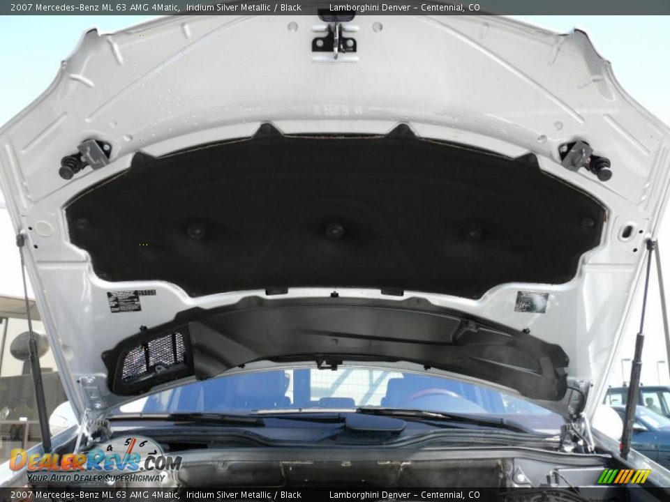 2007 Mercedes-Benz ML 63 AMG 4Matic Iridium Silver Metallic / Black Photo #31