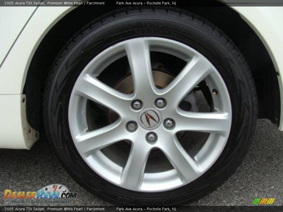 2005 Acura TSX Sedan Premium White Pearl / Parchment Photo #20
