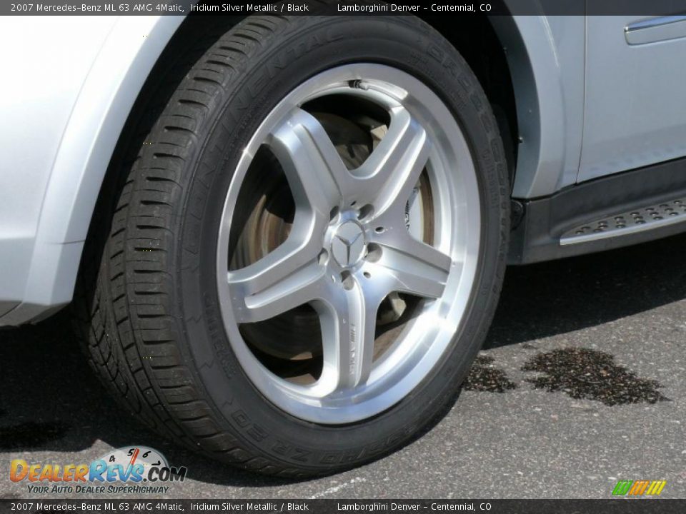2007 Mercedes-Benz ML 63 AMG 4Matic Iridium Silver Metallic / Black Photo #32