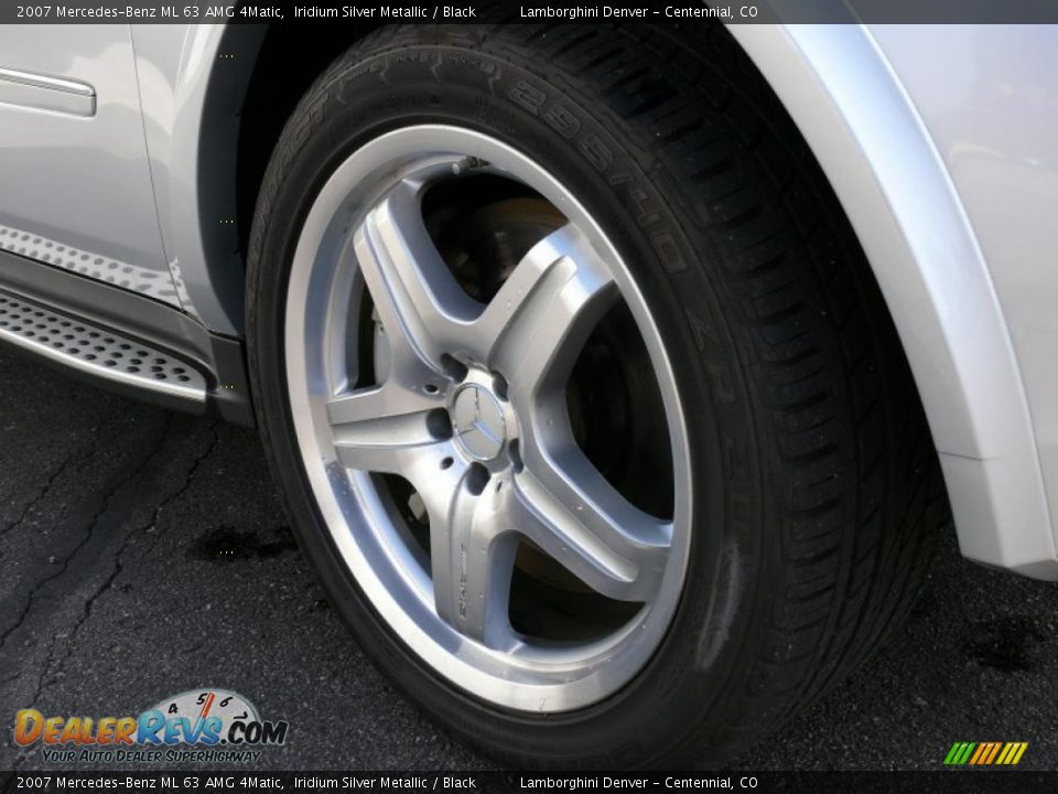2007 Mercedes-Benz ML 63 AMG 4Matic Iridium Silver Metallic / Black Photo #33