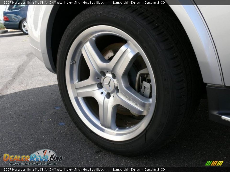 2007 Mercedes-Benz ML 63 AMG 4Matic Iridium Silver Metallic / Black Photo #34