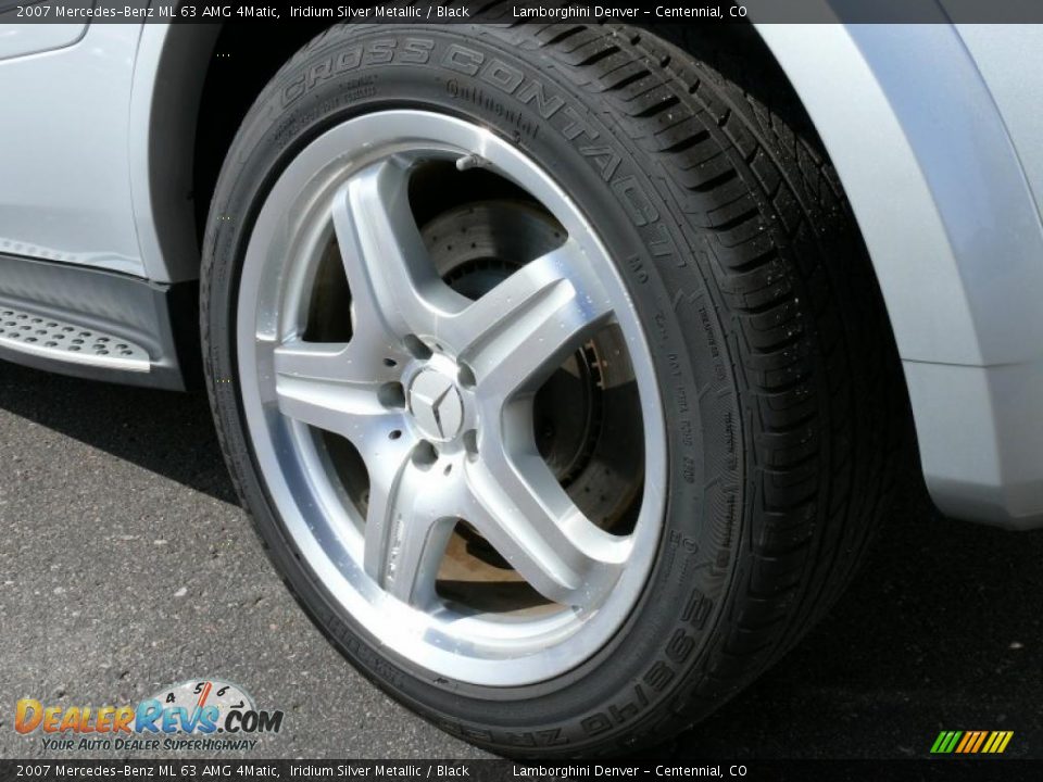 2007 Mercedes-Benz ML 63 AMG 4Matic Iridium Silver Metallic / Black Photo #35