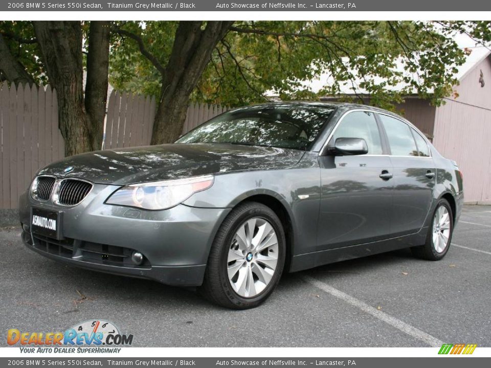 2006 BMW 5 Series 550i Sedan Titanium Grey Metallic / Black Photo #1