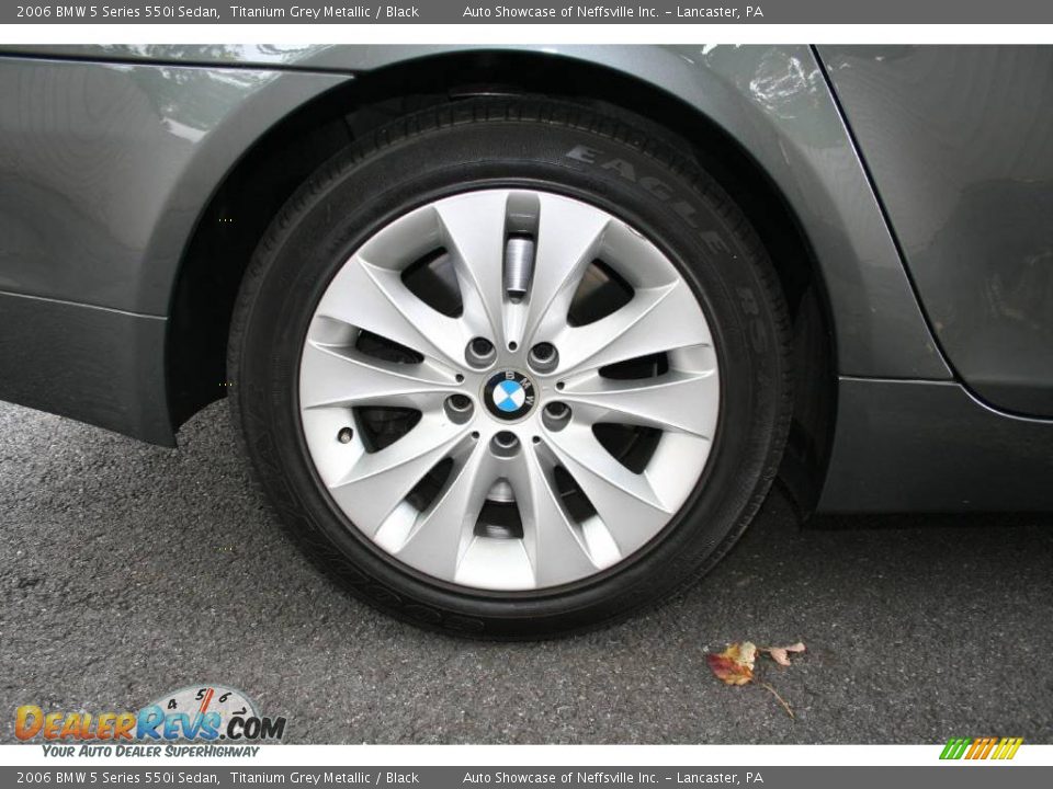 2006 BMW 5 Series 550i Sedan Titanium Grey Metallic / Black Photo #8