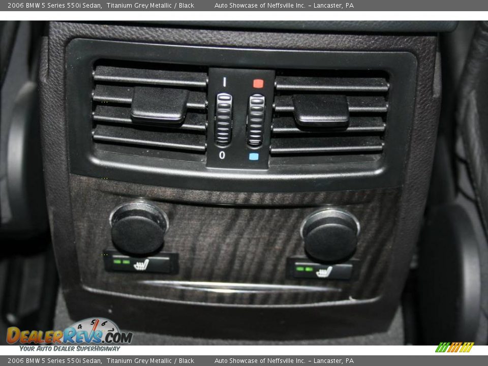 2006 BMW 5 Series 550i Sedan Titanium Grey Metallic / Black Photo #19