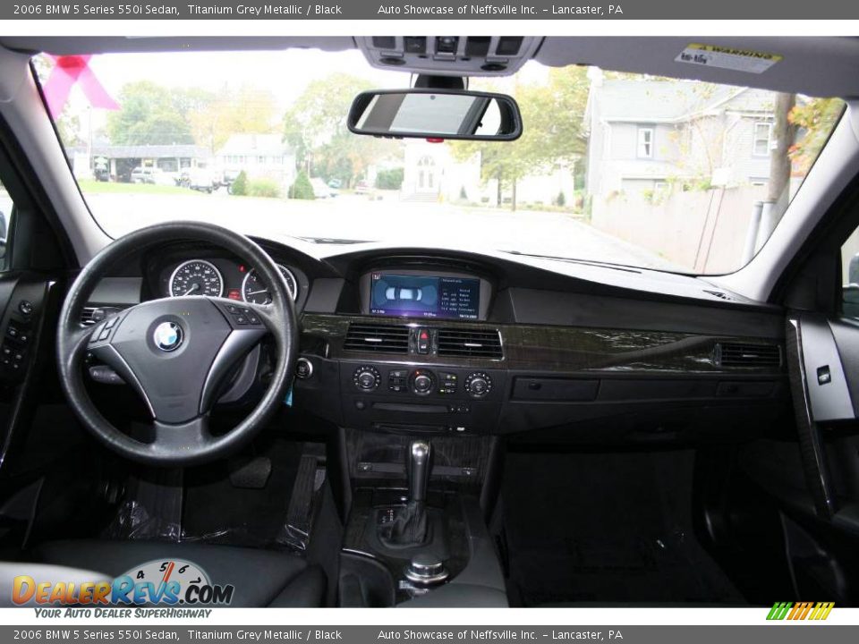 2006 BMW 5 Series 550i Sedan Titanium Grey Metallic / Black Photo #20