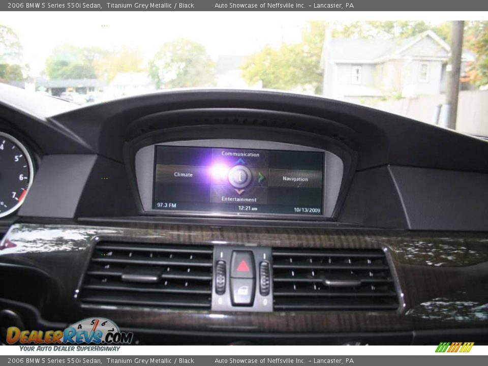 2006 BMW 5 Series 550i Sedan Titanium Grey Metallic / Black Photo #24