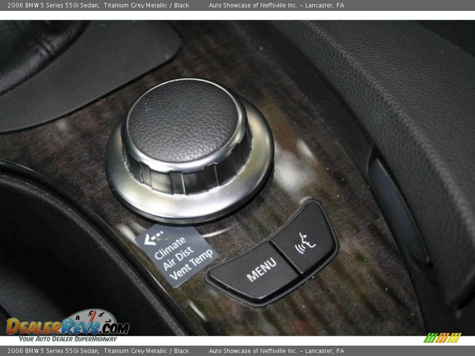 2006 BMW 5 Series 550i Sedan Titanium Grey Metallic / Black Photo #26