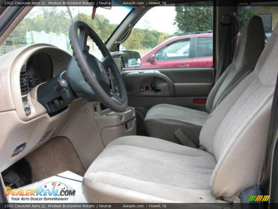 2002 Chevrolet Astro LS Medium Bronzemist Metallic / Neutral Photo #9