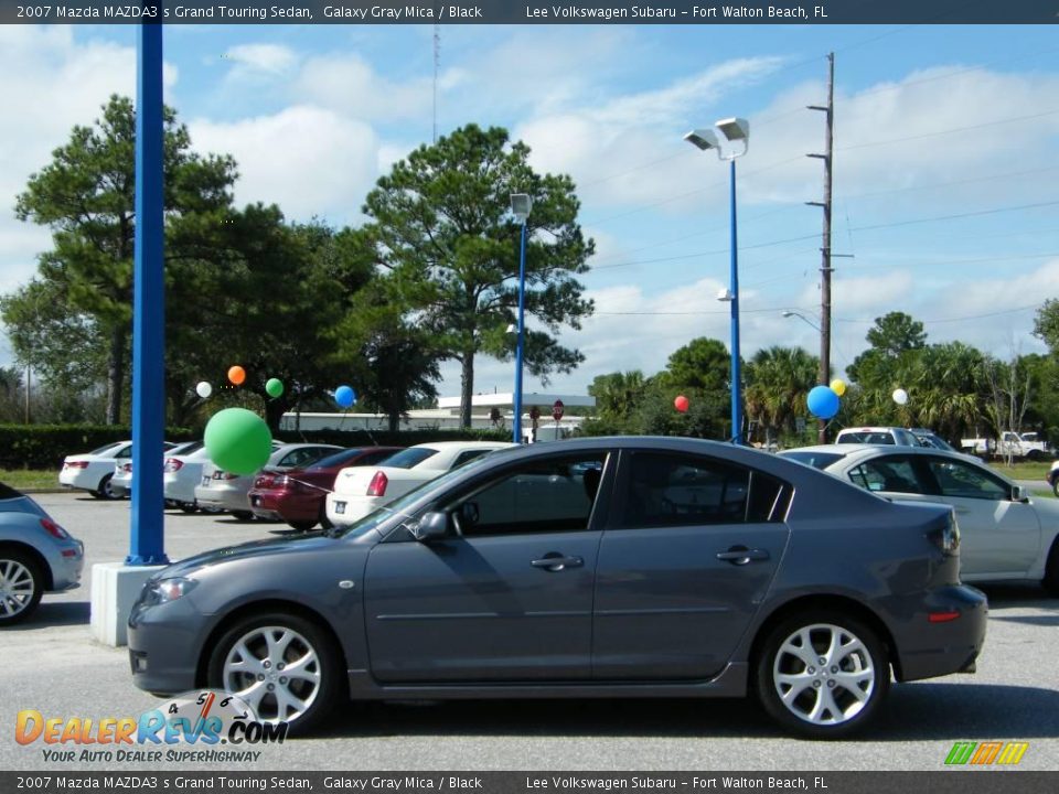 2007 Mazda MAZDA3 s Grand Touring Sedan Galaxy Gray Mica / Black Photo #2