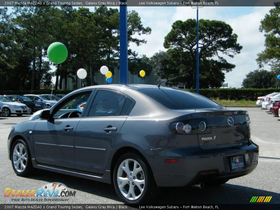 2007 Mazda MAZDA3 s Grand Touring Sedan Galaxy Gray Mica / Black Photo #3