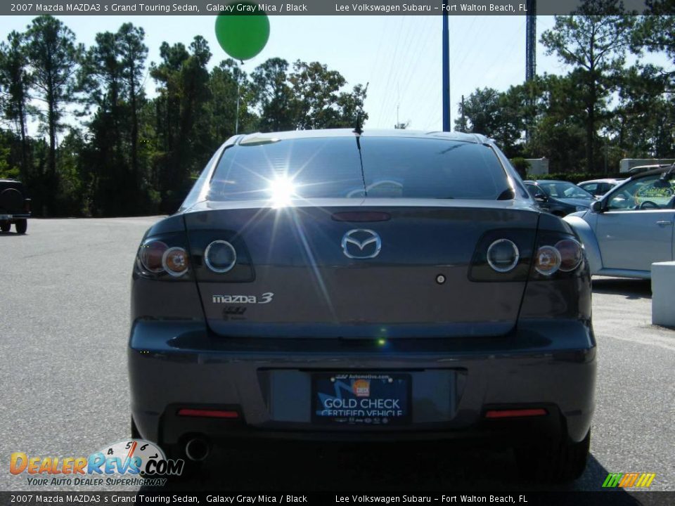 2007 Mazda MAZDA3 s Grand Touring Sedan Galaxy Gray Mica / Black Photo #4