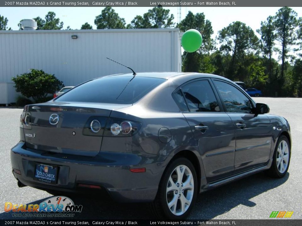 2007 Mazda MAZDA3 s Grand Touring Sedan Galaxy Gray Mica / Black Photo #5