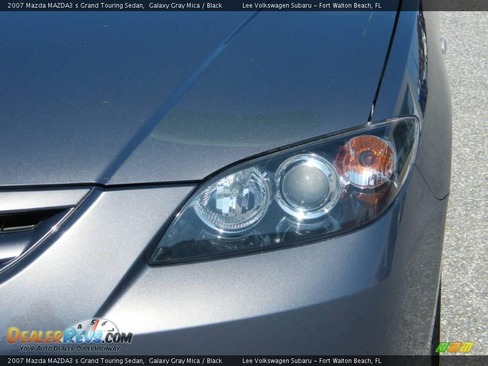 2007 Mazda MAZDA3 s Grand Touring Sedan Galaxy Gray Mica / Black Photo #9