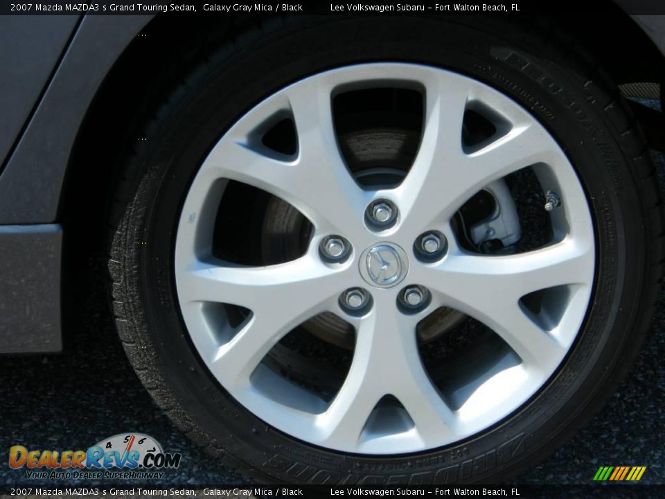 2007 Mazda MAZDA3 s Grand Touring Sedan Galaxy Gray Mica / Black Photo #11