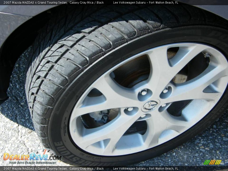2007 Mazda MAZDA3 s Grand Touring Sedan Galaxy Gray Mica / Black Photo #12