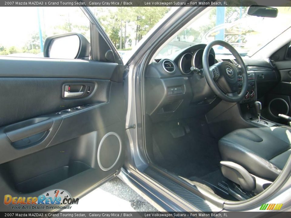 2007 Mazda MAZDA3 s Grand Touring Sedan Galaxy Gray Mica / Black Photo #13