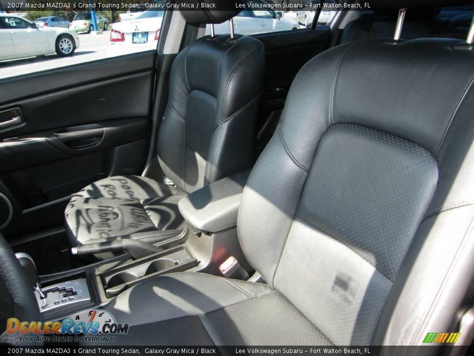 2007 Mazda MAZDA3 s Grand Touring Sedan Galaxy Gray Mica / Black Photo #14