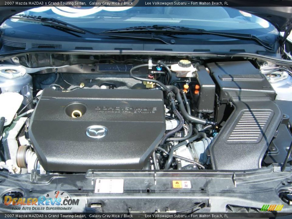 2007 Mazda MAZDA3 s Grand Touring Sedan Galaxy Gray Mica / Black Photo #29