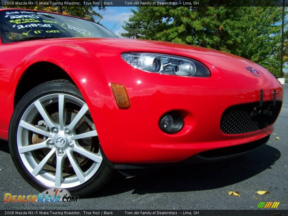 2008 Mazda MX-5 Miata Touring Roadster True Red / Black Photo #2