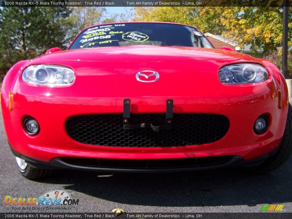 2008 Mazda MX-5 Miata Touring Roadster True Red / Black Photo #3