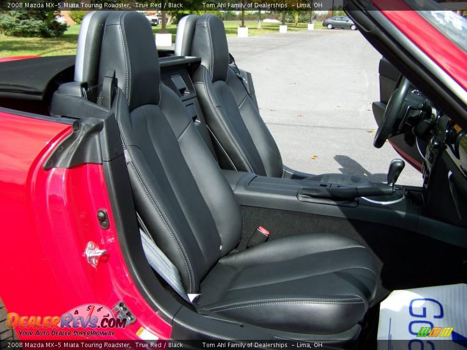 2008 Mazda MX-5 Miata Touring Roadster True Red / Black Photo #12