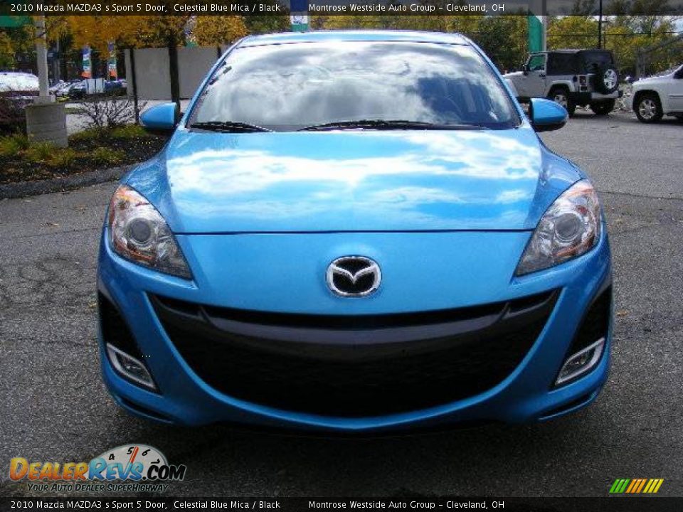 2010 Mazda MAZDA3 s Sport 5 Door Celestial Blue Mica / Black Photo #8