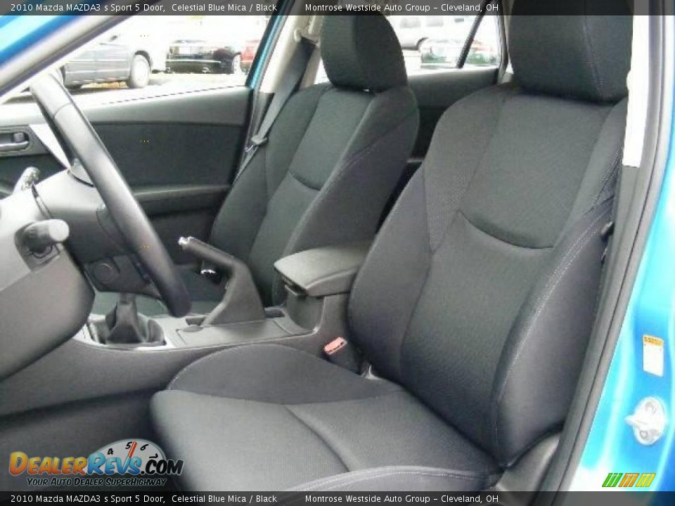 2010 Mazda MAZDA3 s Sport 5 Door Celestial Blue Mica / Black Photo #9