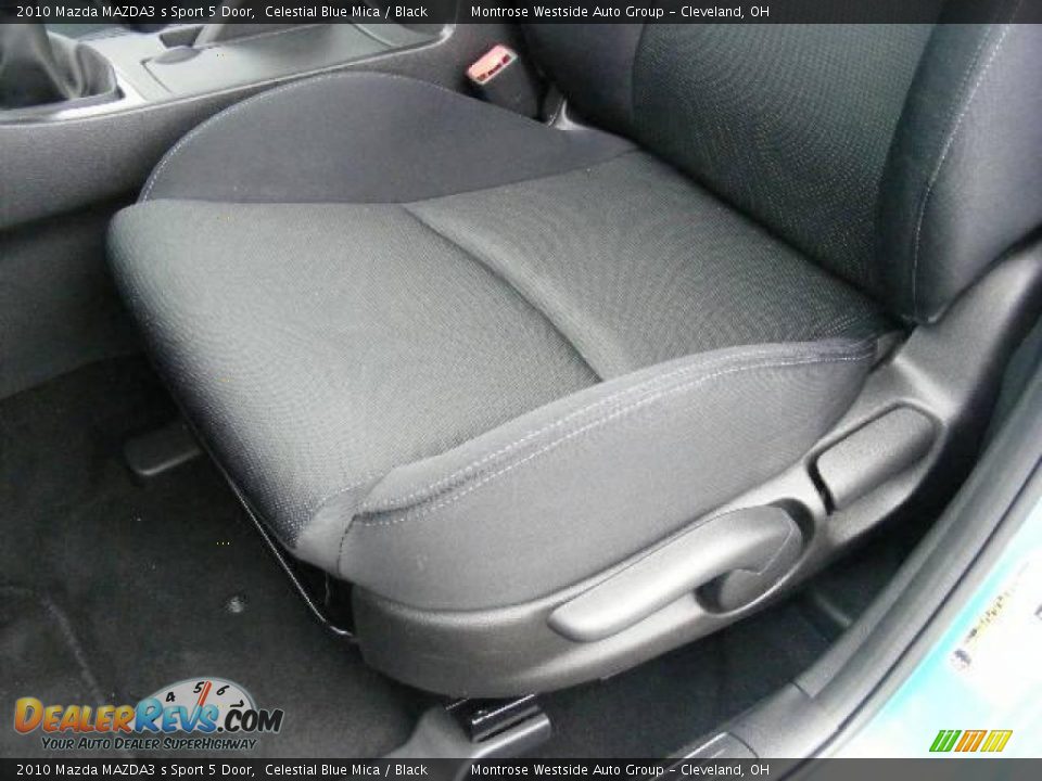 2010 Mazda MAZDA3 s Sport 5 Door Celestial Blue Mica / Black Photo #10
