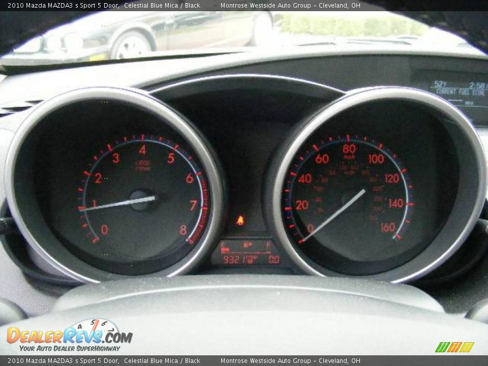 2010 Mazda MAZDA3 s Sport 5 Door Celestial Blue Mica / Black Photo #17