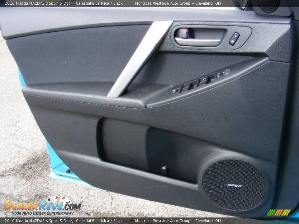 2010 Mazda MAZDA3 s Sport 5 Door Celestial Blue Mica / Black Photo #25