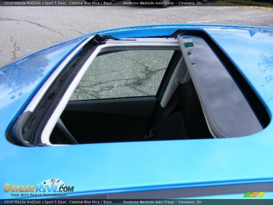 2010 Mazda MAZDA3 s Sport 5 Door Celestial Blue Mica / Black Photo #26