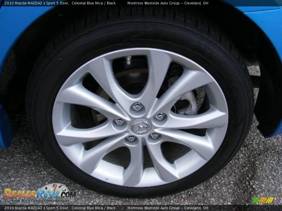 2010 Mazda MAZDA3 s Sport 5 Door Celestial Blue Mica / Black Photo #29