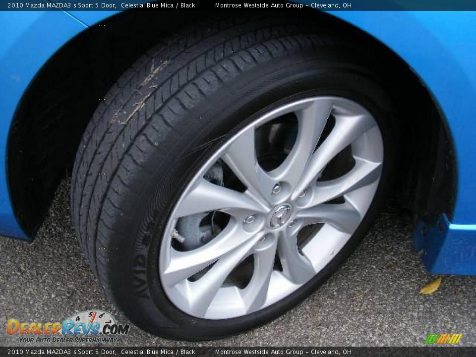 2010 Mazda MAZDA3 s Sport 5 Door Celestial Blue Mica / Black Photo #30