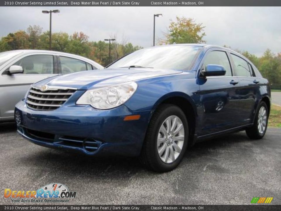 2010 Chrysler Sebring Limited Sedan Deep Water Blue Pearl / Dark Slate Gray Photo #1