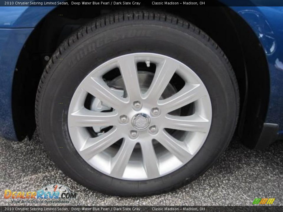 2010 Chrysler Sebring Limited Sedan Deep Water Blue Pearl / Dark Slate Gray Photo #5