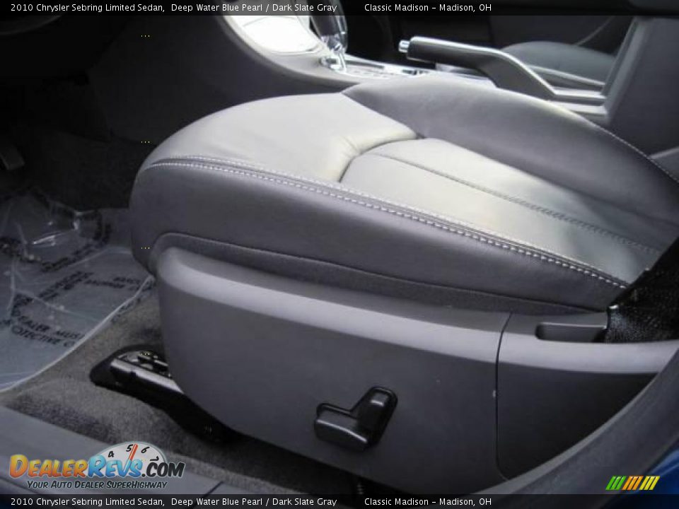 2010 Chrysler Sebring Limited Sedan Deep Water Blue Pearl / Dark Slate Gray Photo #7