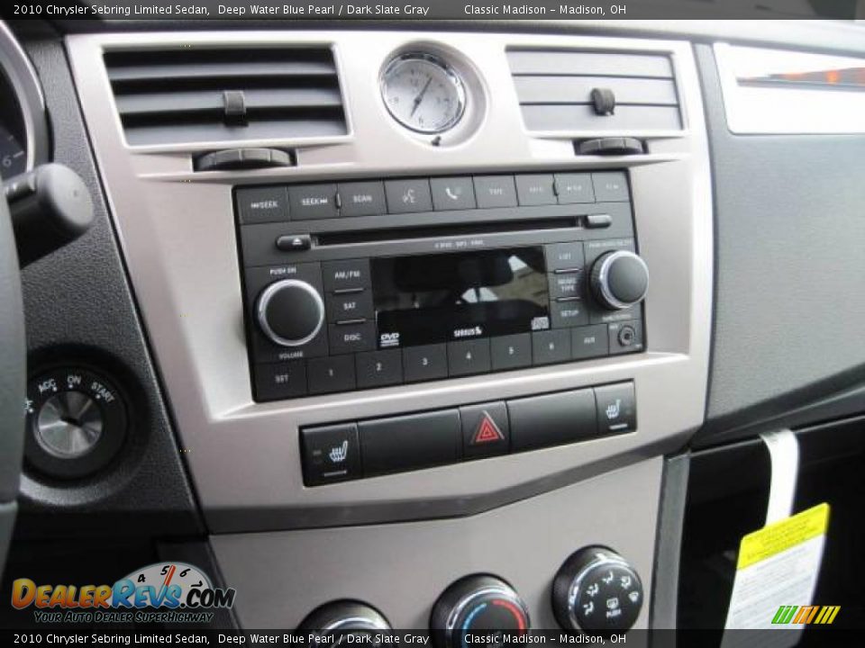 2010 Chrysler Sebring Limited Sedan Deep Water Blue Pearl / Dark Slate Gray Photo #9