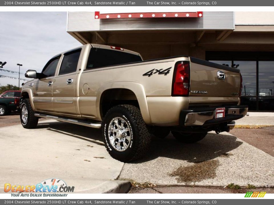 2004 Chevrolet Silverado 2500HD LT Crew Cab 4x4 Sandstone Metallic / Tan Photo #4