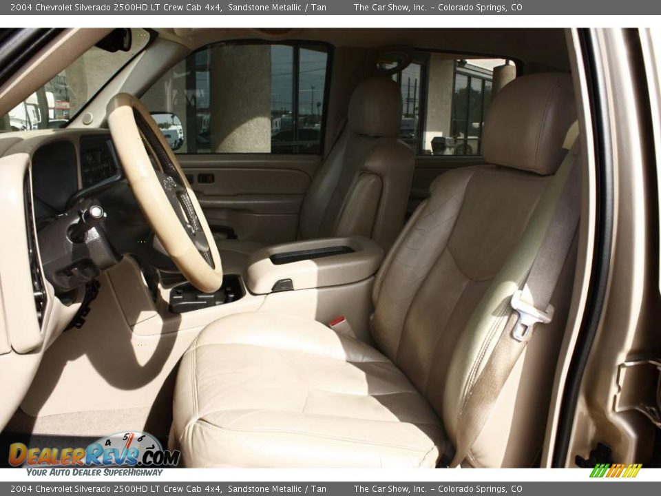 2004 Chevrolet Silverado 2500HD LT Crew Cab 4x4 Sandstone Metallic / Tan Photo #5